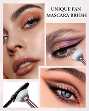 Load image into Gallery viewer, Makeup Brushes with Case, 20PCs Travel Makeup Brush Set, Foundation Concealer Blush Eyeshadow Brush Set Contour Powder Eyebrow Eyelash Brush Kit with Led Light Mirror Holder & 2 Powder Puff-Pink