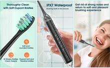 Load image into Gallery viewer, Electric Toothbrush Sonic Toothbrush - One Charge for 180 Days Electric Toothbrush with 6 Replacement Brushes