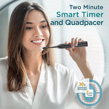 Load image into Gallery viewer, Electric Toothbrush for Adults with 8 Brush Heads, Sonic Toothbrush Rechargeable with a Holder & Travel Case, Portable Power Whitening Toothbrush with Timer, 2.5 Hours Charge for 120 Days Use - Black