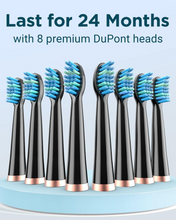 Load image into Gallery viewer, Ultrasonic Electric Toothbrushes for Adults - Rechargeable Sonic Toothbrush with Travel Case,Battery Powered Toothbrush, Electric Tooth Brush Travel Toothbrush with 8 Dupont Heads