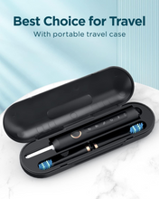Load image into Gallery viewer, Ultrasonic Electric Toothbrushes for Adults - Rechargeable Sonic Toothbrush with Travel Case,Battery Powered Toothbrush, Electric Tooth Brush Travel Toothbrush with 8 Dupont Heads