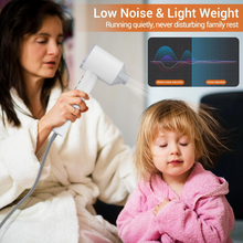 Load image into Gallery viewer, Professional Hair Dryer Blow Dryer with Diffuser, 110,000RPM High-speed Blow Dryer for Fast Dry, Negative Ionic Hair Dryer, Magnetic Nozzle&LED Display, Portable Hair Dryer for Travel Home Salon