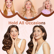 Load image into Gallery viewer, 5 in 1 Wand Curling Iron-Kinked Curling Wand Set with Flat Iron Hair Straightener, 3 Barrels Hair Crimper, 3 Ceramic Curling Irons (0.35 "-1.25"), 2 Temps Fast Heat Hair Waver Curler with Glove & Clip