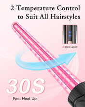 Load image into Gallery viewer, BESTOPE PRO 5 in 1 Curling Iron, Curling Wand Set with Negative Ion Thermal Brush and 4 Interchangeable Ceramic Curling Irons (0.35“-1.5”), Fast Heating Crimper Hair Tool in All Hair Type