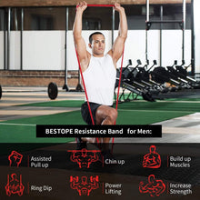 Load image into Gallery viewer, BESTOPE PRO Resistance Band Pull Up Assist Band Premium Latex Durable Workout Exercise Loop band Stretch Training Fitness Band Green for Men Women Home Gym Powerlifting Yoga