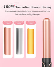 Load image into Gallery viewer, Waver Curling Iron Wand, BESTOPE PRO 5 in 1 Curling Wand Set with 3 Barrel Hair Crimper for Women, Fast Heating Hair Wand Curler in All Hair Type