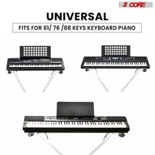 Load image into Gallery viewer, 5 Core Keyboard Stand Digital Piano Riser Adjustable X Style Electric Key Board Casio Synth Holder Foldable Portable Fits 54 61 88 Keys - KS 1X