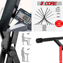 Load image into Gallery viewer, 5 Core Keyboard Stand Digital Piano Riser Adjustable X Style Heavy Duty Electric Key Board Casio Synth Holder Foldable Portable Fits 54 61 88 Keys - KS 2X