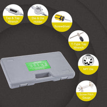 Load image into Gallery viewer, VEVOR Tap and Die Set, 60 PCS Tap Set Metric and Sae with Metal Storage Case, Carbon Steel pipe threader for Internal and External, Tap & Die Sets Used for Create New Threads or Repair Damaged Threads