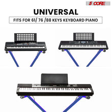 Load image into Gallery viewer, 5 Core Keyboard Stand Digital Piano Riser Adjustable X Style Electric Key Board Casio Synth Holder Foldable Portable Fits 54 61 88 Keys - KS 1X