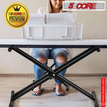 Load image into Gallery viewer, 5 Core Keyboard Stand Digital Piano Riser Adjustable X Style Heavy Duty Electric Key Board Casio Synth Holder Foldable Portable Fits 54 61 88 Keys - KS 2X