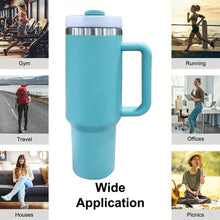 Load image into Gallery viewer, 40oz V2 large capacity tumbler, With Handle And Straw Lid, Insulated Reusable Stainless Steel Water Bottles Travel Mug Coffee Cup car cup water cup For Men Women Outdoor Camping Driving, gift