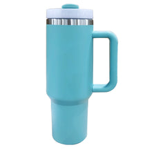 Load image into Gallery viewer, 40oz V2 large capacity tumbler, With Handle And Straw Lid, Insulated Reusable Stainless Steel Water Bottles Travel Mug Coffee Cup car cup water cup For Men Women Outdoor Camping Driving, gift
