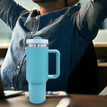 Load image into Gallery viewer, 40oz V2 large capacity tumbler, With Handle And Straw Lid, Insulated Reusable Stainless Steel Water Bottles Travel Mug Coffee Cup car cup water cup For Men Women Outdoor Camping Driving, gift