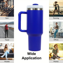 Load image into Gallery viewer, 40oz V2 large capacity tumbler, With Handle And Straw Lid, Insulated Reusable Stainless Steel Water Bottles Travel Mug Coffee Cup car cup water cup For Men Women Outdoor Camping Driving, gift