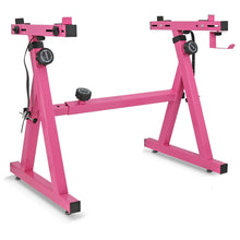 Load image into Gallery viewer, 5 Core Keyboard Stand Z Style Height Width Adjustable Portable Heavy Duty Electric Piano Stands - PINK - KS Z1 BPNK HD