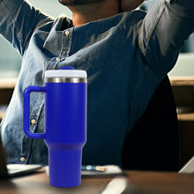 Load image into Gallery viewer, 40oz V2 large capacity tumbler, With Handle And Straw Lid, Insulated Reusable Stainless Steel Water Bottles Travel Mug Coffee Cup car cup water cup For Men Women Outdoor Camping Driving, gift