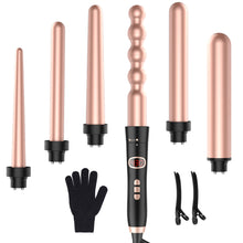 Load image into Gallery viewer, BESTOPE PRO Curling Iron 6 in 1 Curling Wand Set