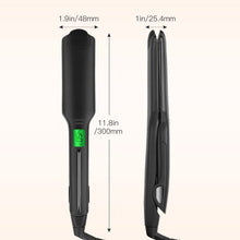 Load image into Gallery viewer, BESTOPE Pro Hair Straightener Professional Flat Iron for Hair with Ceramic Tourmaline 1.75 Inch Wide Floating Plate Straighteners with 450 °F Salon High Heat, Dual Voltage(Upgraded Version)