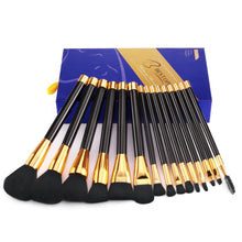 Load image into Gallery viewer, BESTOPE PRO Makeup Brushes Makeup Brush Set Professional Face Eye Blush Foundation Brushes for Powder Liquid Cream - 15 Count
