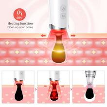 Load image into Gallery viewer, Mitesserentferner Vakuum Porensauger Multifunktions Mitessersauger Heizmodus 3 Modi BESTOPE Pro mit 6 Ersatzsonden und 4 Komedonenquetscher Set