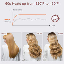 Load image into Gallery viewer, BESTOPE PRO Curling Iron 1.25 inch, 1 1/4 in Hair Curling Wand Tourmaline Ceramic Coating Hair Curler with Cool Tip Glove