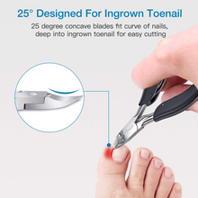 Load image into Gallery viewer, Toenail Clippers for Thick Nails Clippers for Ingrown Hard Toe Nail Fingernail Nail Scissors Nippers