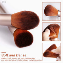 Load image into Gallery viewer, BESTOPE Pro Makeup Brushes 16PCs Premium Synthetic Professional Makeup Brush set with 2PCs Silicone Face Mask Brush 1 Makeup Sponge and 1 Brush Cleaner Foundation Brushes Blending Shadows Make Up Brushes