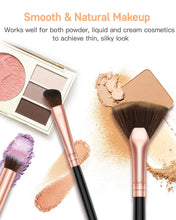 Load image into Gallery viewer, BESTOPE Pro Eye Makeup Brushes, 16 Pcs Professional Eye Brush Set Eyeshadow, Eyebrow, Blending, Fan, Eyelash, Make Up Brushes with Premium Wooden Handles & Soft Synthetic Hairs