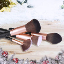 Load image into Gallery viewer, BESTOPE PRO 18 Pcs Makeup Brushes Premium Synthetic Fan Foundation Powder Kabuki Brushes Concealers Eye Shadows Make Up Brushes Kit, Rose Gold