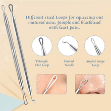 Load image into Gallery viewer, Blackhead Remover 6PCS Blackhead Removal Tools Spot Remover Comedone Extractor Tweezers Pimple Spot Popper Removal Tool