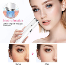 Load image into Gallery viewer, Aspirateur point noir, point noir extracteur,aspirateur point noir visage, machine point noir visage rechargeable avec 3 modes 6 sondes d'aspiration et écran éliminer Les Blackheads
