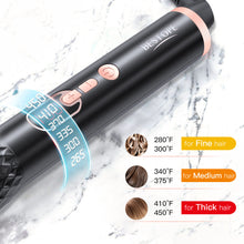 Load image into Gallery viewer, BESTOPE PRO Curling Iron Set 6 in 1 Hair Curling Wand Iron with 6 Interchangeable Ceramic Barrels(0.35'' to 1.25'') Loose Beachy Waves to Tight Curls with LCD & Temperature Control, include Glove & Clips