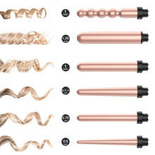 Load image into Gallery viewer, BESTOPE PRO Curling Iron 6 in 1 Curling Wand Set
