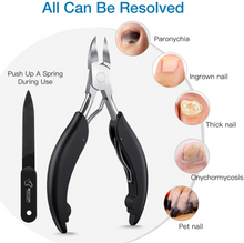 Load image into Gallery viewer, Toenail Clippers for Thick Nails Clippers for Ingrown Hard Toe Nail Fingernail Nail Scissors Nippers