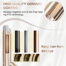 Load image into Gallery viewer, Hair Waver 3 Barrel Curling Wand - Hair Curler for Long Hair 25mm with 2 Temperature Control 30s Quick Heating for Long or Short Hair