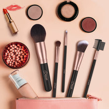 Load image into Gallery viewer, BESTOPE PRO Lot de 18 pinceaux de maquillage professionnels synthétiques de qualité supérieure pour fond de teint, poudre, blush, anti-cernes