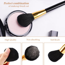 Load image into Gallery viewer, BESTOPE PRO Makeup Brushes Makeup Brush Set Professional Face Eye Blush Foundation Brushes for Powder Liquid Cream - 15 Count