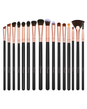 Load image into Gallery viewer, BESTOPE Pro Eye Makeup Brushes, 16 Pcs Professional Eye Brush Set Eyeshadow, Eyebrow, Blending, Fan, Eyelash, Make Up Brushes with Premium Wooden Handles & Soft Synthetic Hairs