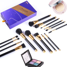 Load image into Gallery viewer, BESTOPE PRO Makeup Brushes Makeup Brush Set Professional Face Eye Blush Foundation Brushes for Powder Liquid Cream - 15 Count