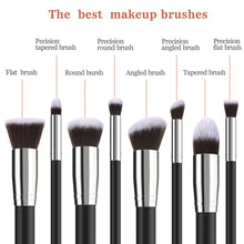 Load image into Gallery viewer, BESTOPE Pro Makeup Brushes 16 Pieces Makeup Brush Set (Silver)