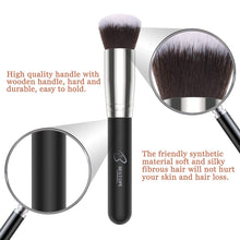 Load image into Gallery viewer, BESTOPE Pro Makeup Brushes 16 Pieces Makeup Brush Set (Silver)