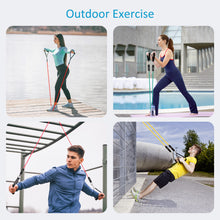 Load image into Gallery viewer, Resistance Bands Set Fitnessbänder für Krafttraining - Bis zu 150 Pfund Widerstandsbänder für Home Gym Work Out