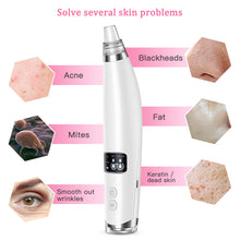 Load image into Gallery viewer, Mitesserentferner Vakuum Porensauger Multifunktions Mitessersauger Heizmodus 3 Modi BESTOPE Pro mit 6 Ersatzsonden und 4 Komedonenquetscher Set