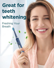 Load image into Gallery viewer, Coulax Electric Toothbrush - Coulax Sonic Electric Toothbrush Travel Toothbrush Rechargeable Teeth Rechargeable Teeth with 8 Brush Heads, Bag, 5 Modes Dark Blue, Pack of 1
