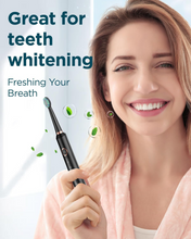 Load image into Gallery viewer, Sonic Electric Toothbrush for Adults - Rechargeable with 8 Brush Heads &amp; Travel Case,Teeth Whitening , Power with Holder, 3Hours Charge for 120 Days - Black
