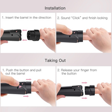 Load image into Gallery viewer, BESTOPE PRO Curling Iron Curling Irons 3 Barrels Wave Iron 5 in 1 - Curling Iron Set 3 Barrels for Large Waves, Temperature Setting, Quick Heating and a Glove, 2 Clips, Rose Gold

