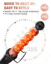 Load image into Gallery viewer, 5 in 1 Curling Iron Set - BESTOPE PRO Curling Wand Iron with Interchangeable Barrels, 0.35”-1.25” Hair Curler Wand for Hairstyle, Instant Heat Up for All Hair Types, Heat Protective Glove &amp; 2 Clips
