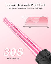 Load image into Gallery viewer, Waver Curling Iron Wand, BESTOPE PRO 5 in 1 Curling Wand Set with 3 Barrel Hair Crimper for Women, Fast Heating Hair Wand Curler in All Hair Type
