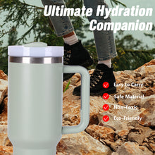Load image into Gallery viewer, 40oz V2 large capacity tumbler,  With Handle And Straw Lid, Insulated Reusable Stainless Steel Water Bottles Travel Mug Coffee Cup car cup water cup For Men Women Outdoor Camping Driving, gift
